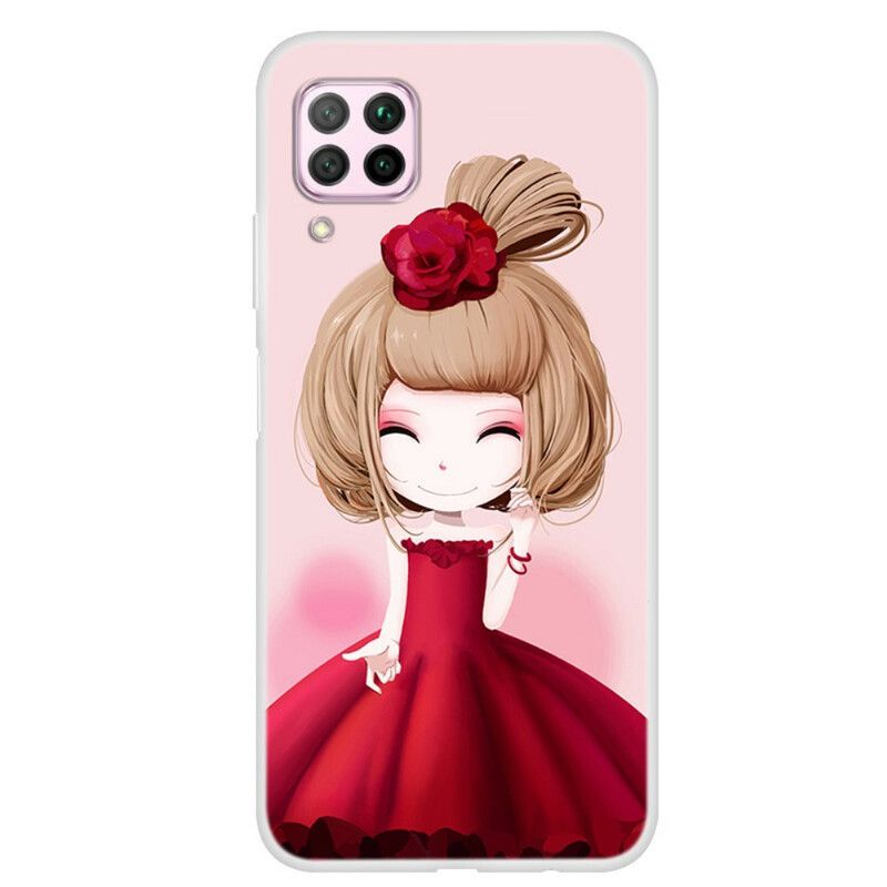 Mobildeksel Til Huawei P40 Lite Manga Lady