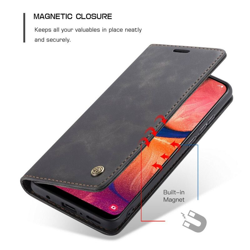 Beskyttelse Deksel Til Samsung Galaxy A30 / A20 Folio Deksel Caseme Kunstskinn