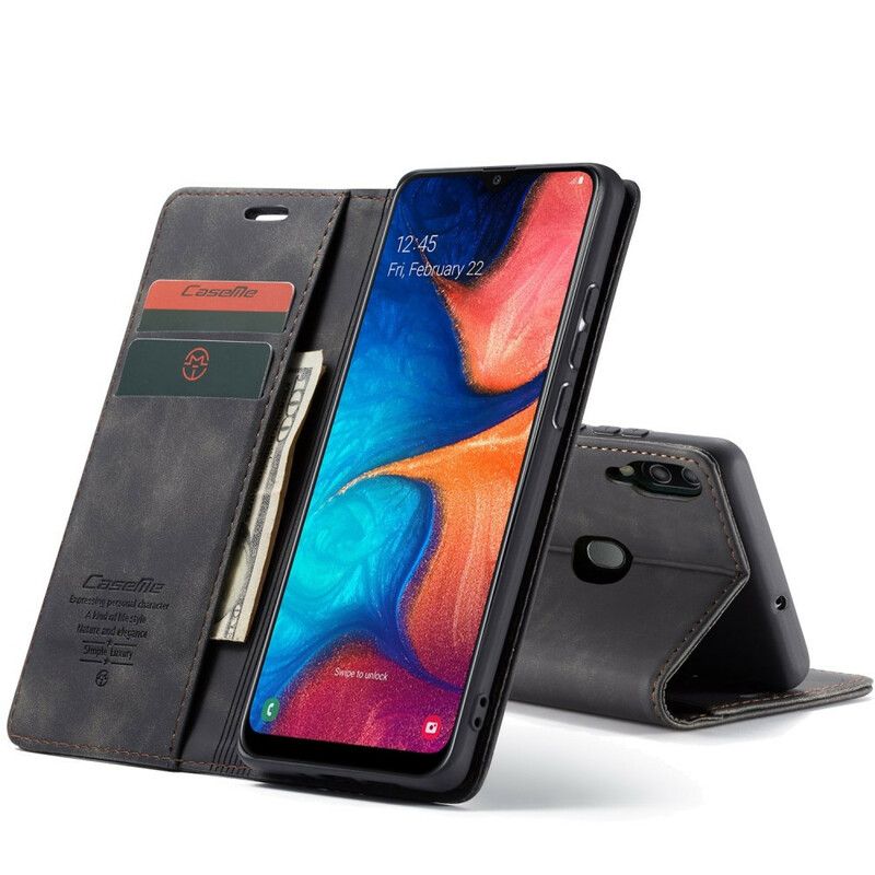 Beskyttelse Deksel Til Samsung Galaxy A30 / A20 Folio Deksel Caseme Kunstskinn