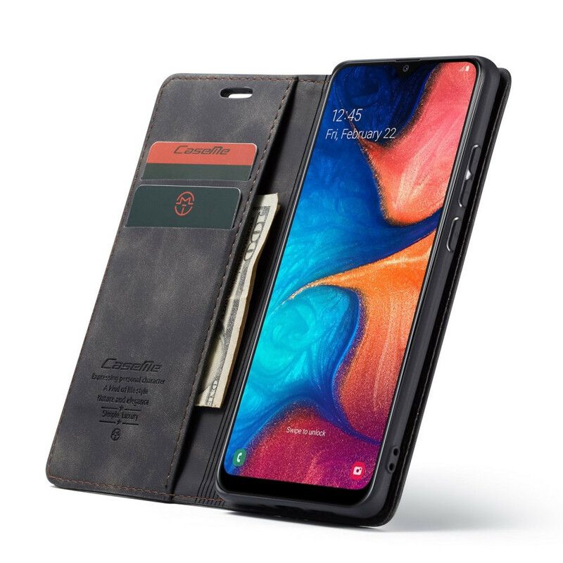 Beskyttelse Deksel Til Samsung Galaxy A30 / A20 Folio Deksel Caseme Kunstskinn