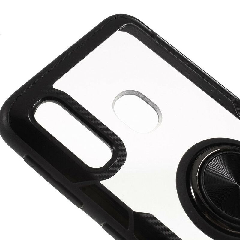 Deksel Til Samsung Galaxy A30 / A20 Transparent Med Ring-støtte