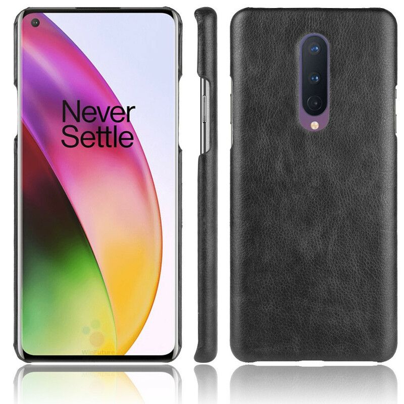 Mobildeksel Til OnePlus 8 Performance Litchi Leather Effect