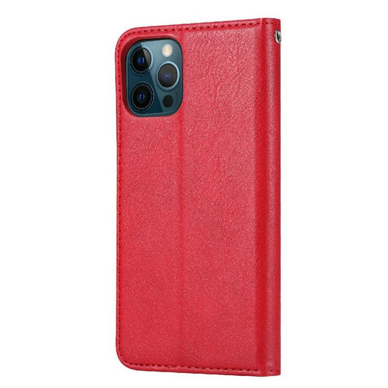 Beskyttelse Deksel Til iPhone 13 Pro Folio Deksel Faux Leather Card Holder