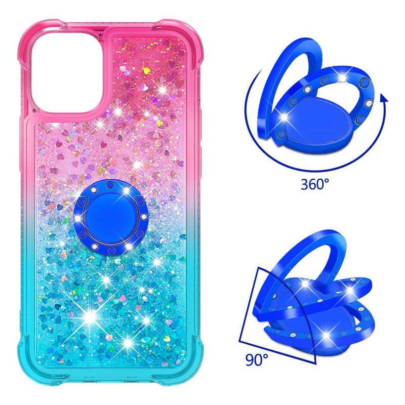 Deksel Til iPhone 13 Pro Glitter Ring-støtte