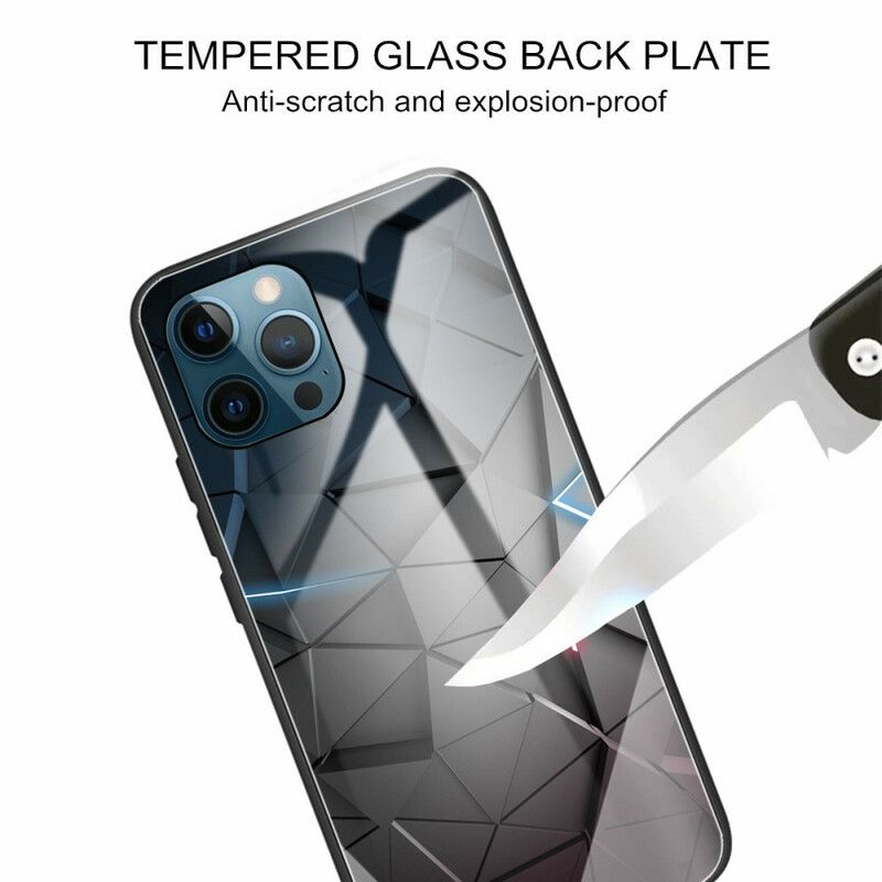 Deksel Til iPhone 13 Pro Herdet Glass Geometri
