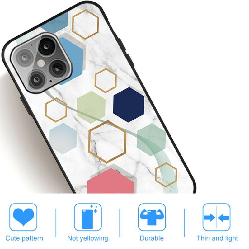 Deksel Til iPhone 13 Pro Marmorgeometri