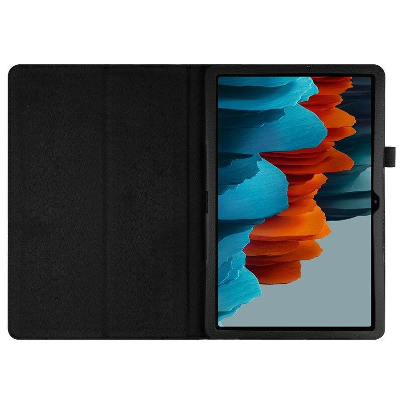 Etui Til Samsung Galaxy Tab S8 / Tab S7 Lær