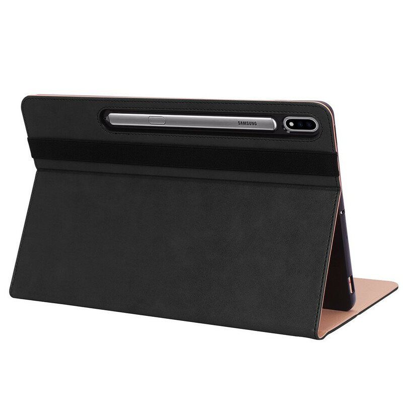 Etui Til Samsung Galaxy Tab S8 / Tab S7 Skinnstil Med Stropp