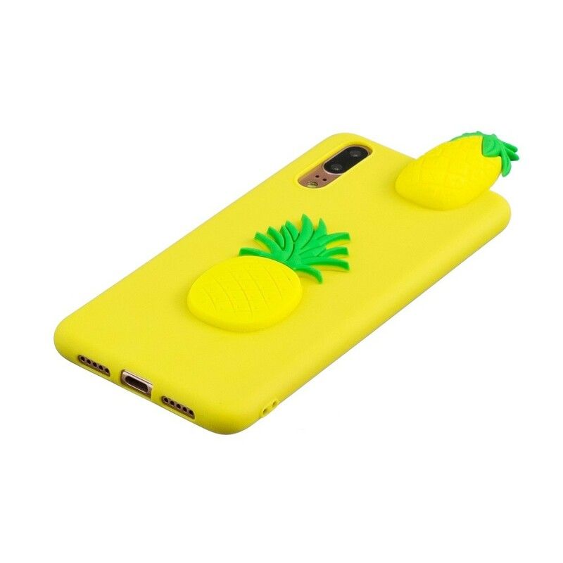 Deksel Til Huawei P20 3d Ananas