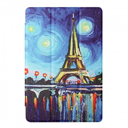 Beskyttelse Deksel Til iPad Mini 6 (2021) Eiffeltårnet Maleri