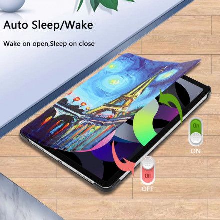 Beskyttelse Deksel Til iPad Mini 6 (2021) Eiffeltårnet Maleri
