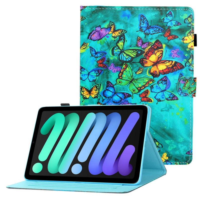 Folio Deksel Til iPad Mini 6 (2021) Flight Of Butterflies