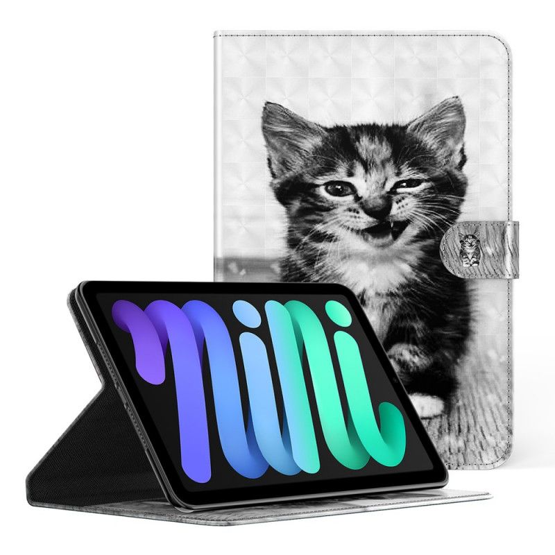 Folio Deksel Til iPad Mini 6 (2021) Kattunge I Kunstskinn