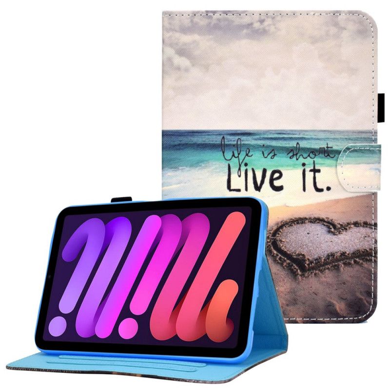 Lærdeksel Til iPad Mini 6 (2021) Live It Beach