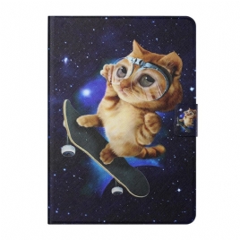 Lærdeksel Til iPad Mini 6 (2021) Skateboard Cat