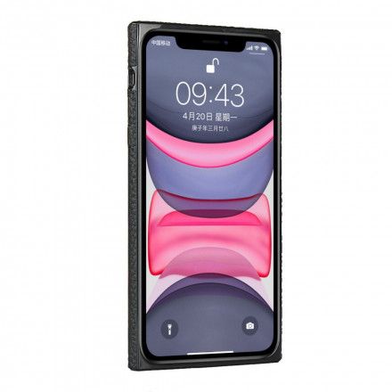 Deksel Til iPhone 11 Ekte Litchi-skinn Med Stropp