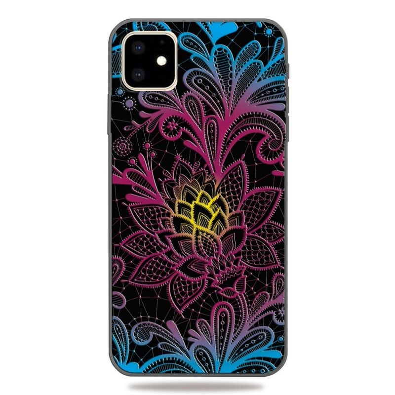 Deksel Til iPhone 11 Floral Intens Farget