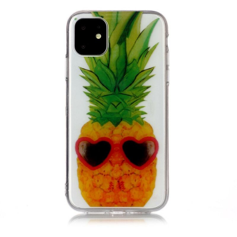 Deksel Til iPhone 11 Transparent Inkognito Ananas