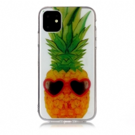 Deksel Til iPhone 11 Transparent Inkognito Ananas