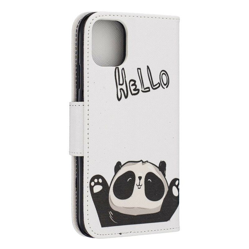 Folio Deksel Til iPhone 11 Hei Panda