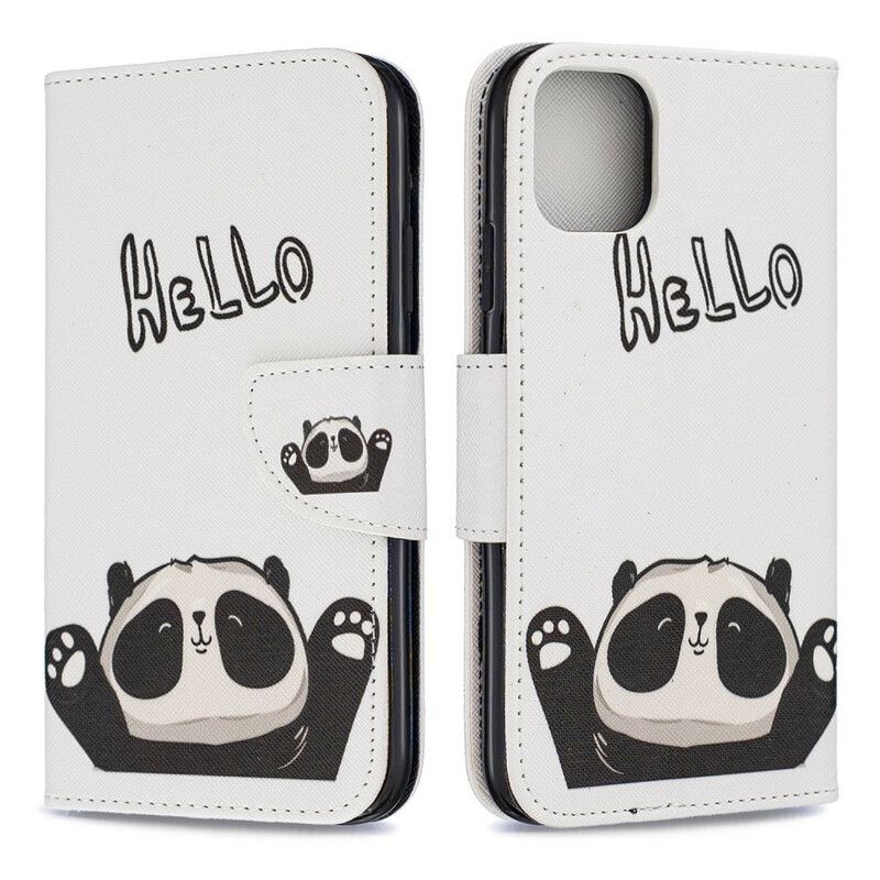 Folio Deksel Til iPhone 11 Hei Panda