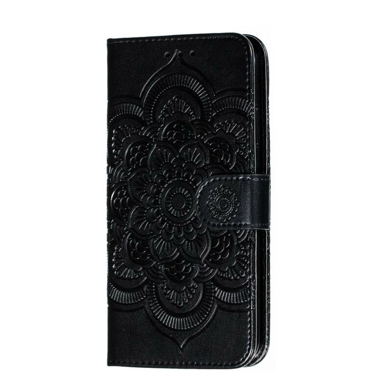 Folio Deksel Til iPhone 11 Med Kjede Full Strappy Mandala