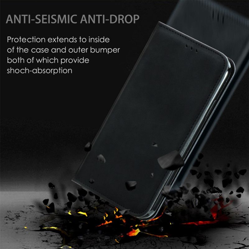 Beskyttelse Deksel Til Samsung Galaxy S22 Ultra 5G Folio Deksel Skin-touch Design