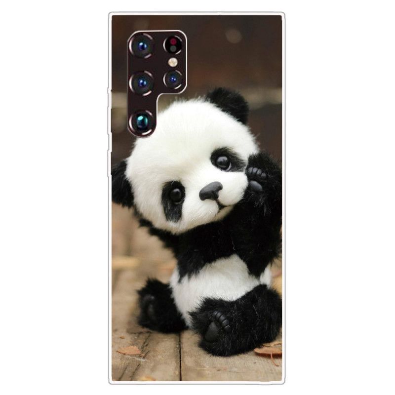 Deksel Til Samsung Galaxy S22 Ultra 5G Fleksibel Panda