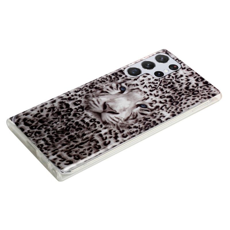 Deksel Til Samsung Galaxy S22 Ultra 5G Fluorescerende Leopard