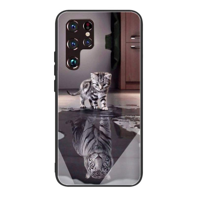 Deksel Til Samsung Galaxy S22 Ultra 5G Herdet Glass Ernest The Tiger