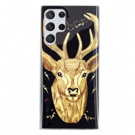 Deksel Til Samsung Galaxy S22 Ultra 5G Majestic Fluorescent Stag