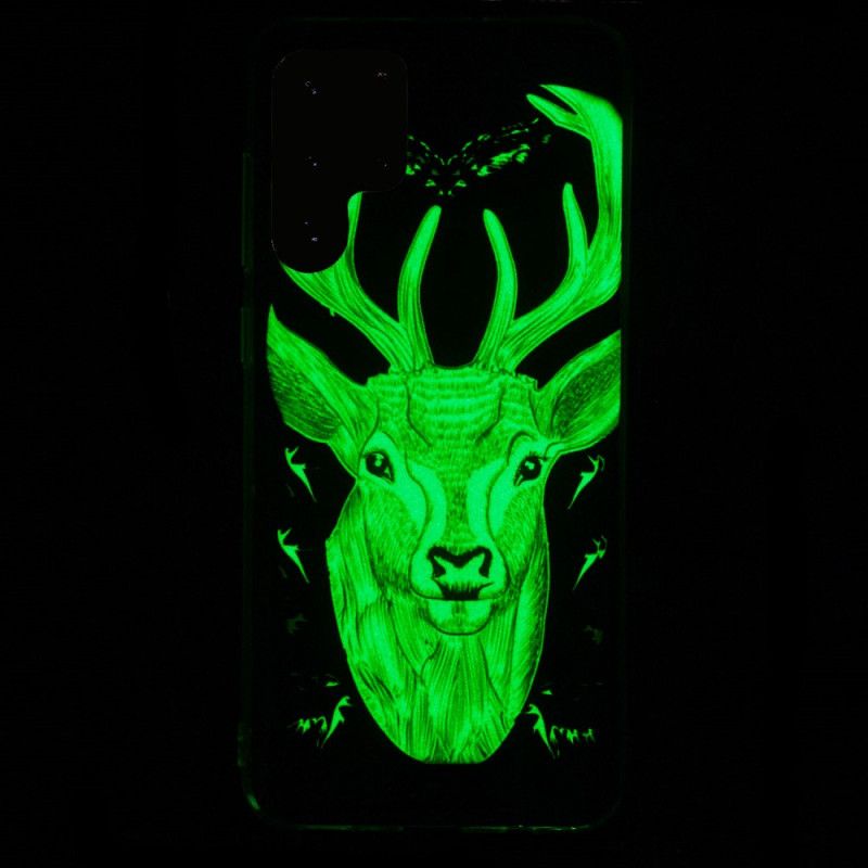 Deksel Til Samsung Galaxy S22 Ultra 5G Majestic Fluorescent Stag