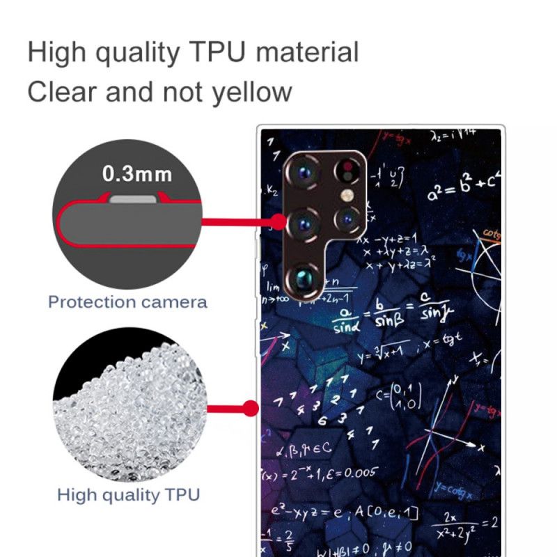 Deksel Til Samsung Galaxy S22 Ultra 5G Matematiske Beregninger