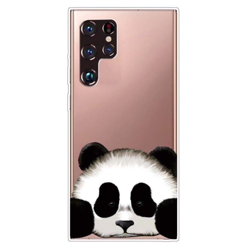 Deksel Til Samsung Galaxy S22 Ultra 5G Transparent Panda