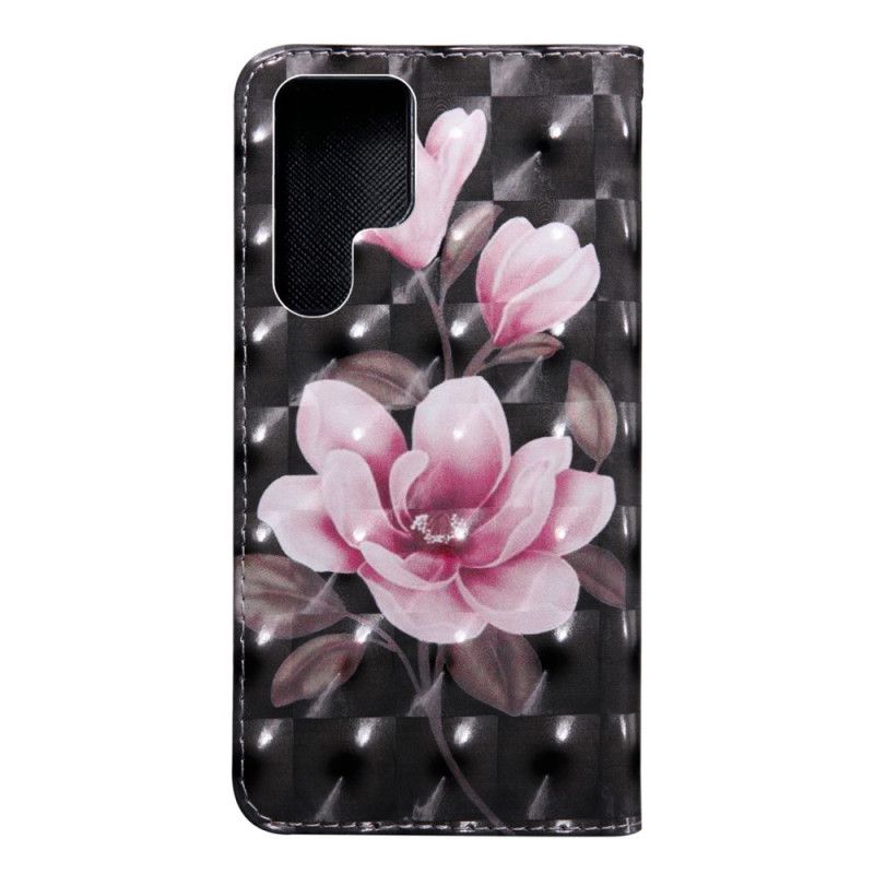 Folio Deksel Til Samsung Galaxy S22 Ultra 5G Blomstblomster