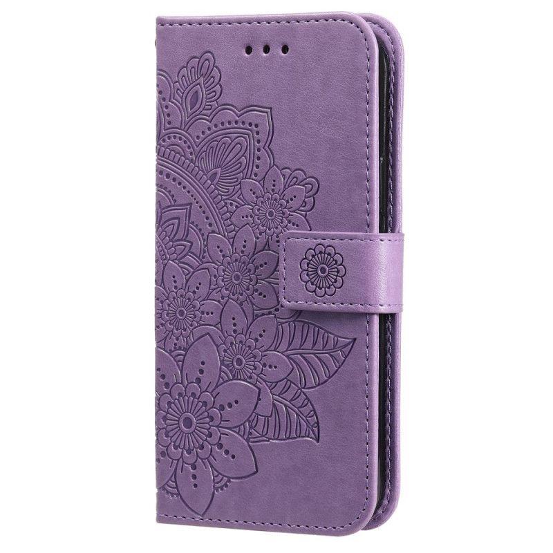 Folio Deksel Til Samsung Galaxy S22 Ultra 5G Blomstermandala