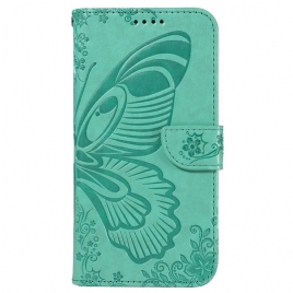 Folio Deksel Sony Xperia 1 Vi Butterfly Grafisk Snor