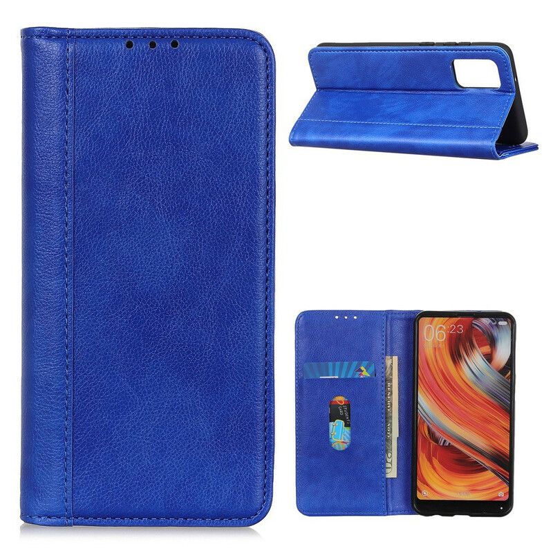 Beskyttelse Deksel Til Samsung Galaxy M51 Folio Deksel Elegance Split Litchi Leather