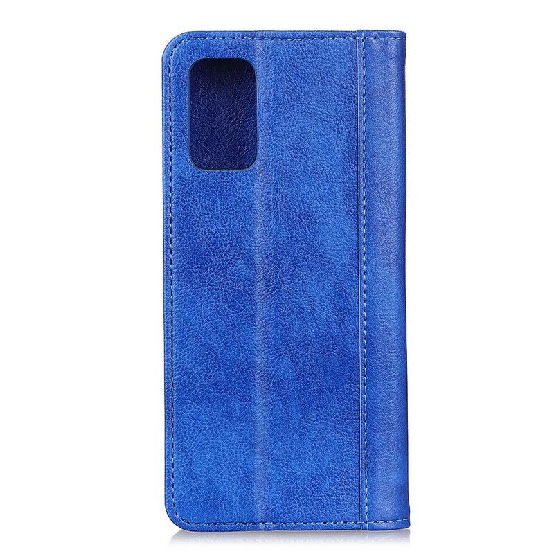 Beskyttelse Deksel Til Samsung Galaxy M51 Folio Deksel Elegance Split Litchi Leather