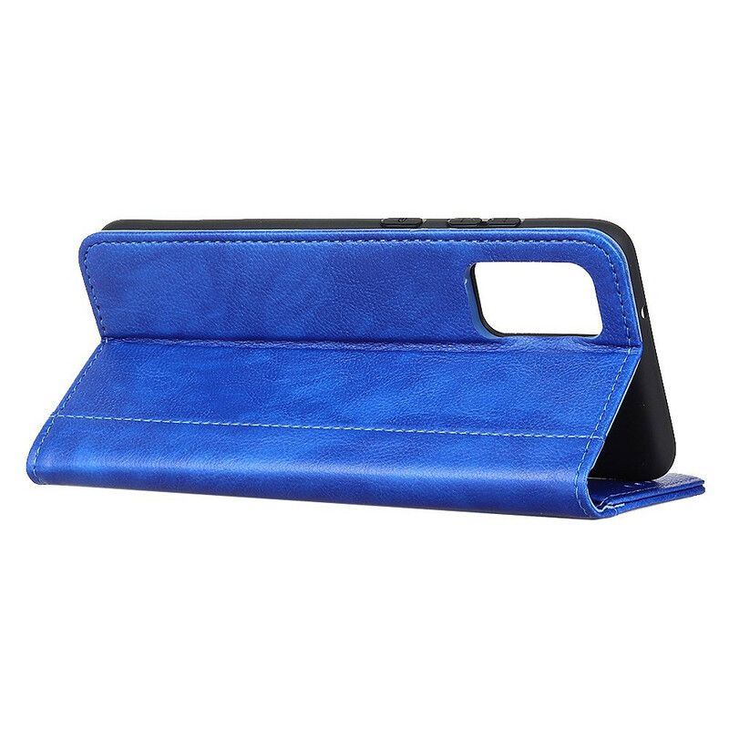 Beskyttelse Deksel Til Samsung Galaxy M51 Folio Deksel Elegance Split Litchi Leather