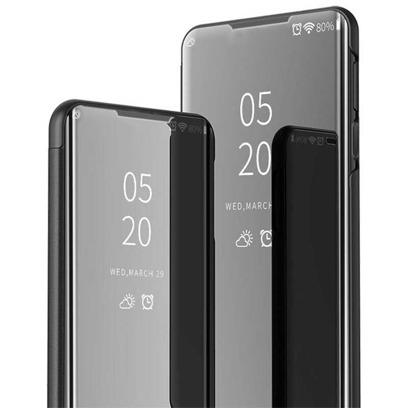 Beskyttelse Deksel Til Samsung Galaxy M51 Speil Og Kunstskinn
