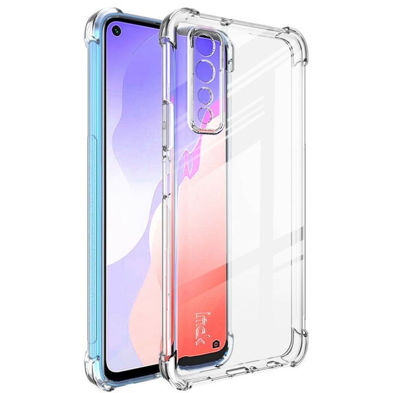 Deksel Til Huawei P40 Lite 5G Transparent Silky Imak