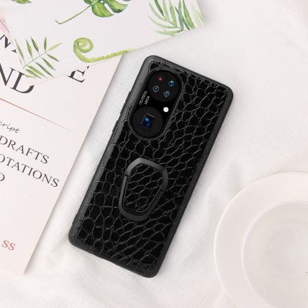 Deksel Til Huawei P50 Crocodile Style Ring-støtte