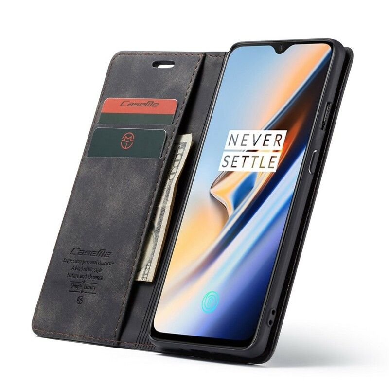 Beskyttelse Deksel Til OnePlus 7 Folio Deksel Caseme Kunstskinn