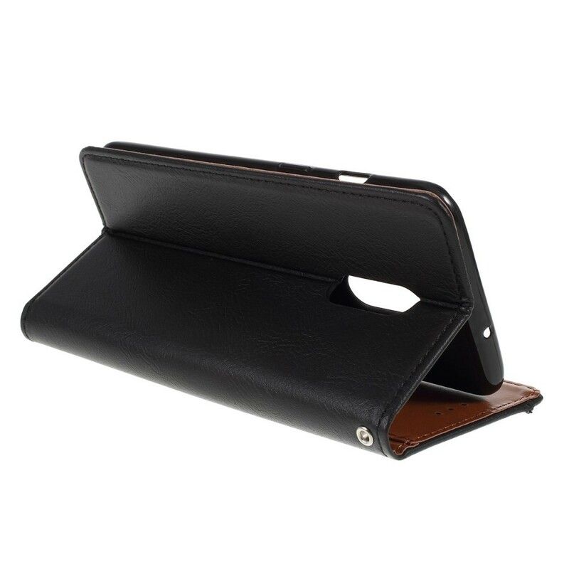 Beskyttelse Deksel Til OnePlus 7 Folio Deksel Faux Leather Card Holder