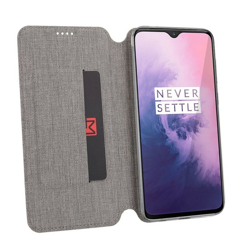 Beskyttelse Deksel Til OnePlus 7 Folio Deksel Vili Dmx Teksturert