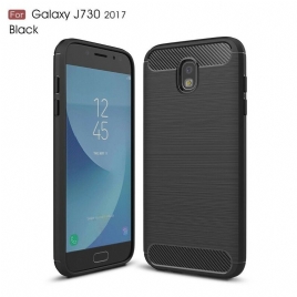 Deksel Til Samsung Galaxy J7 2017 Børstet Karbonfiber