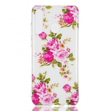 Deksel Til Huawei P30 Lite Fluorescerende Liberty-blomster