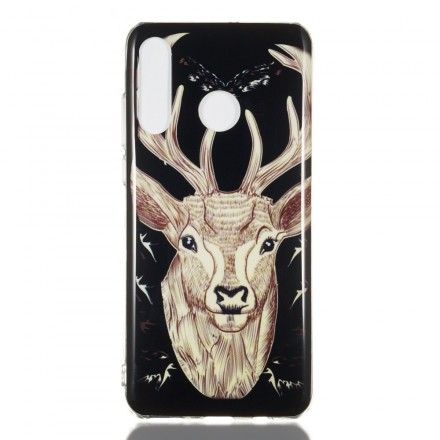 Deksel Til Huawei P30 Lite Fluorescerende Majestic Stag