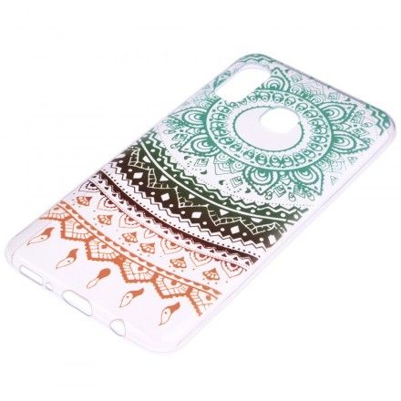 Deksel Til Huawei P30 Lite Transparent Farget Mandala